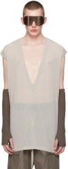 Rick Owens Off-white Dylan T-shirt In 08 Pearl