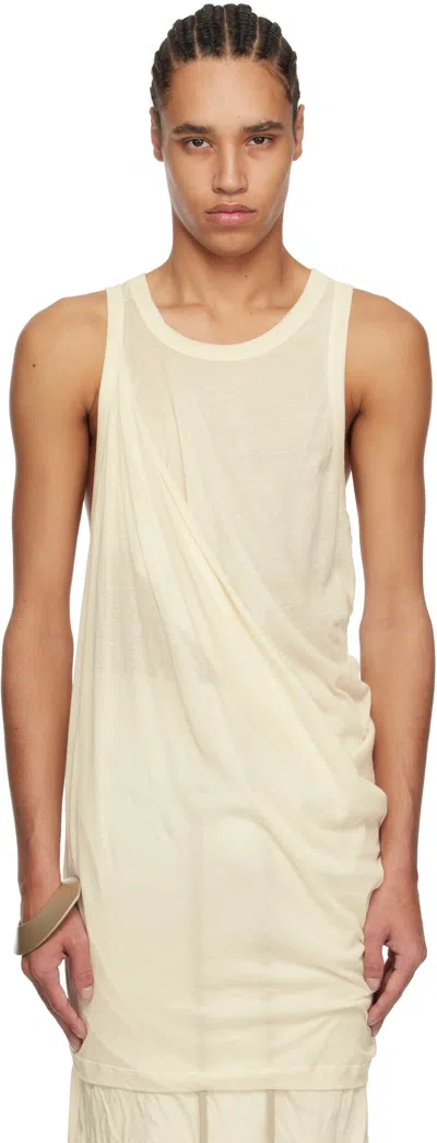 RICK OWENS OFF-WHITE HOLLYWOOD ANTHEM TANK TOP