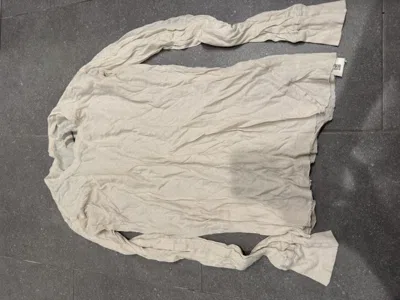 Pre-owned Rick Owens Off-white Hollywood Basic Long Sleeve T-shirt
