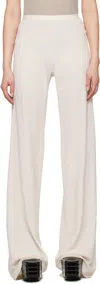 Rick Owens Off-white Hollywood Bias Trousers In 41 Dinge