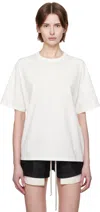 Rick Owens Off-white Hollywood Brad T-shirt In 11 Milk