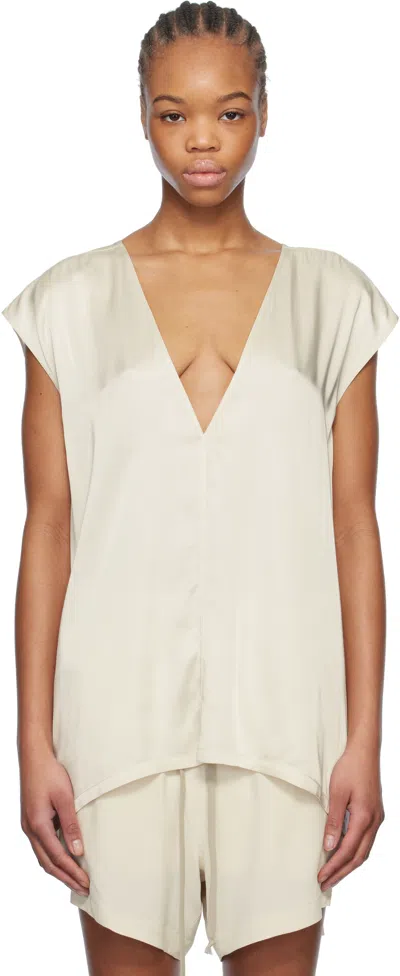 Rick Owens Off-white Hollywood Dylan T-shirt In 41 Dinge