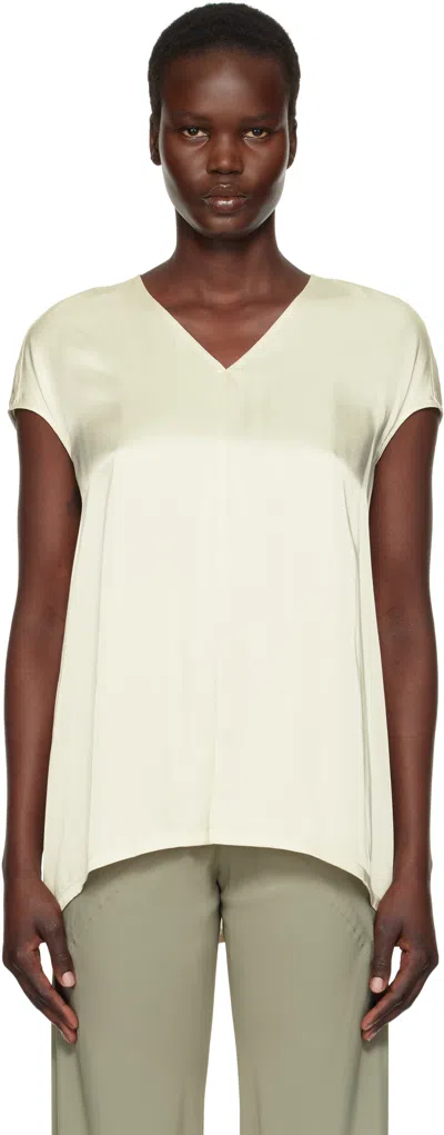 Rick Owens Off-white Hollywood Floating T-shirt In 41 Dinge