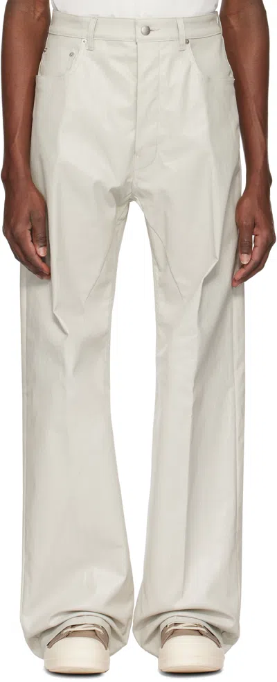 Rick Owens Off-white Hollywood Geth Jeans In 41 Dinge