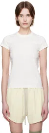 Rick Owens Off-white Hollywood Level T-shirt In 11 Milk