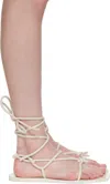 Rick Owens Penta Knotted Leather Lace-up Sandals