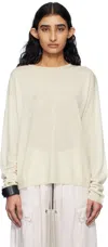 Rick Owens Off-white Hollywood Pull Sweater In 41 Dinge