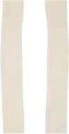 Rick Owens Off-white Hollywood Rasato Knit Arm Warmers