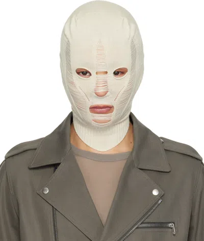 Rick Owens Off-white Hollywood Skull Balaclava In 41 Dinge