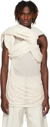 Rick Owens Off-white Hollywood Triple Donut T-shirt In 21 Natural