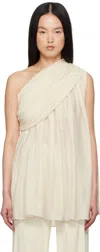 Rick Owens Off-white Hollywood Unstable Tank Top In 21 Natural