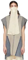 Rick Owens Off-white Long Face Mask In 21 Natural