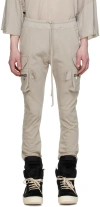 RICK OWENS OFF-WHITE MASTODON CARGO trousers