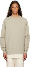 Rick Owens Off-white Porterville Crewneck Sweatshirt In 08 Pearl