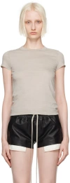 RICK OWENS OFF-WHITE PORTERVILLE CROPPED LEVEL T-SHIRT