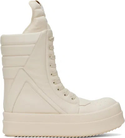 RICK OWENS OFF-WHITE PORTERVILLE MEGA GEOBASKET SNEAKERS