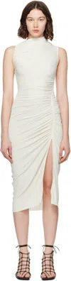 Rick Owens Off-white Svita Midi Dress In White