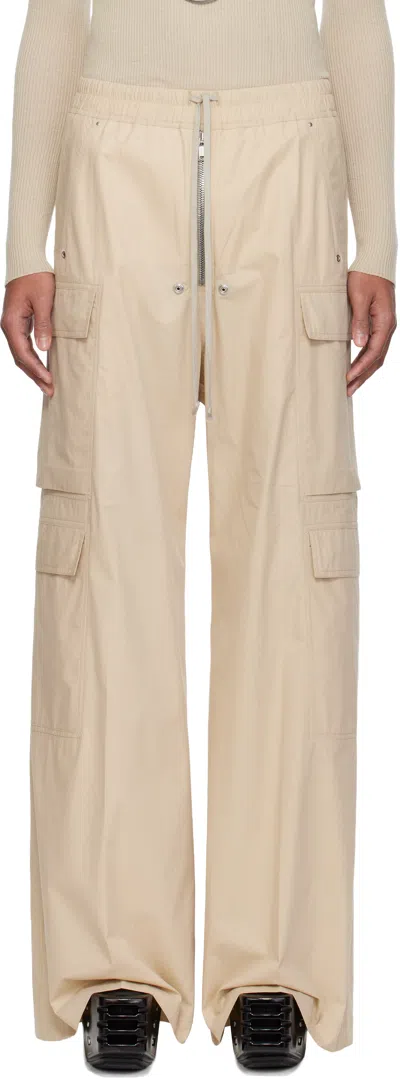Rick Owens Off-white Temple Cargobelas Cargo Pants