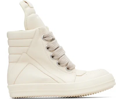 Rick Owens Off-white Temple Jumbolace Geobasket Sneakers
