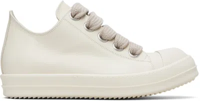 Rick Owens Off-white Temple Jumbolace Low Sneaks Sneakers
