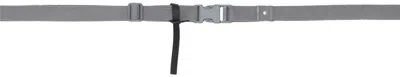 Rick Owens Off-white Webbing Strap Keychain In 61 Oyster
