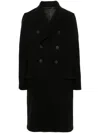 Rick Owens New Bell Virgin Wool Coat In Black