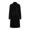 Rick Owens Man Coat Black Size 40 Virgin Wool In Black