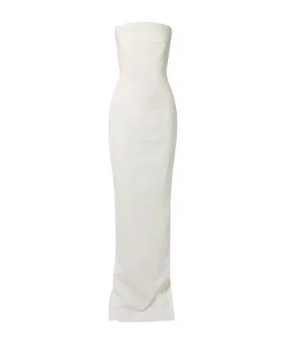 Rick Owens Off-shoulder Dress In White