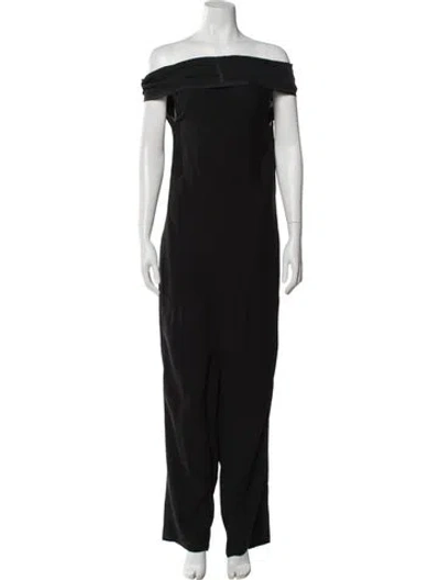 Pre-owned Rick Owens Off-the-shoulder Jumpsuit W/ Tags In Brown