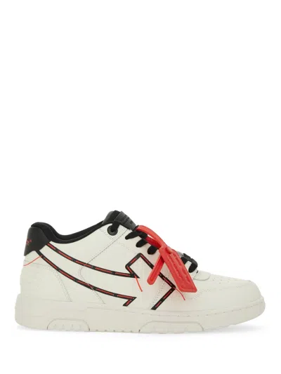 Rick Owens Off-white Leather Sneaker In Neutral