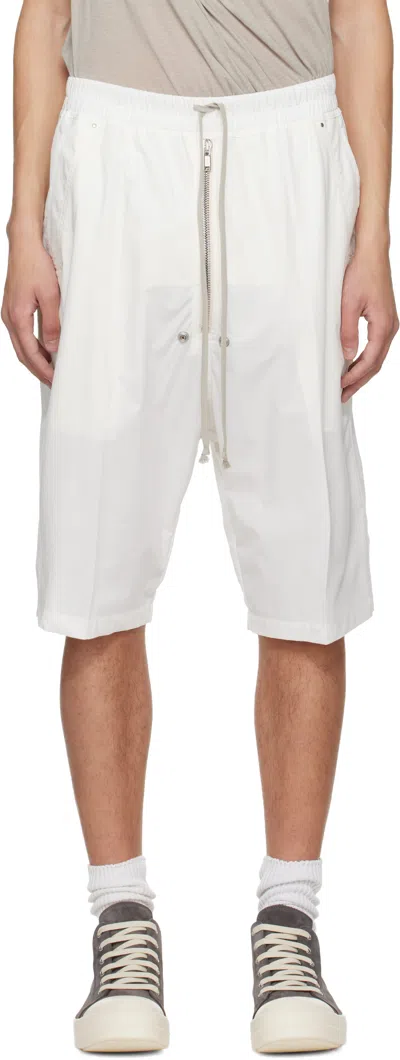 Rick Owens Off-white Temple Bela Pods Shorts
