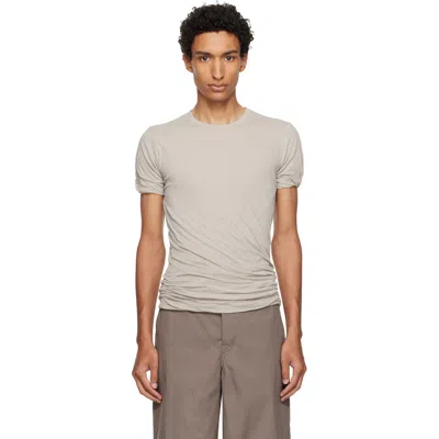 Rick Owens Off-white Tower Double S/s T-shirt In Green
