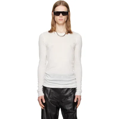 Rick Owens Off-white Tower Rib Ls T-shirt