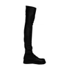 Rick Owens Old Stretch Over-the-knee Boots In Black