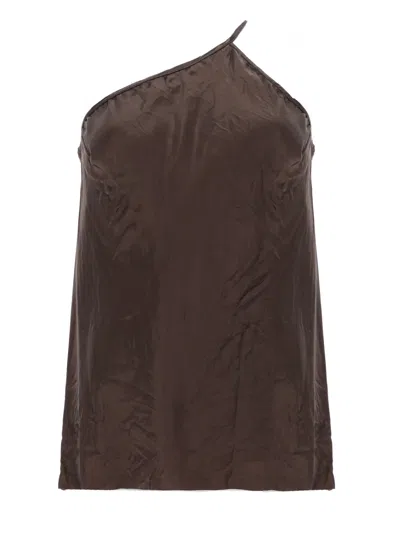 Rick Owens One-piece Top In Brown
