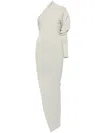 Rick Owens One-shoulder Asymmetric Dress In Grey
