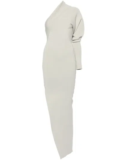Rick Owens One-shoulder Asymmetric Dress In Grey