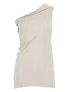 Rick Owens Off-white Porterville Athena Tank Top In Gray