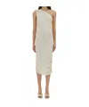 Rick Owens Amira Draped Jersey One-shoulder Dress