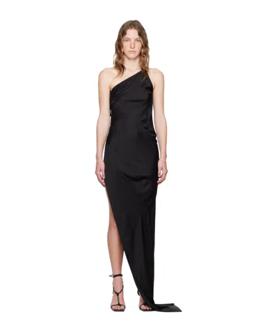 Rick Owens One-shoulder Dress In Black
