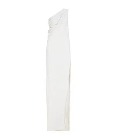 Rick Owens One-shoulder Dress In White