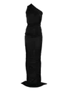 Rick Owens One-shoulder Neckline Maxi Dress In Animal Print