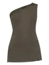 Rick Owens Khaki Concordians Athena Tank Top In Green