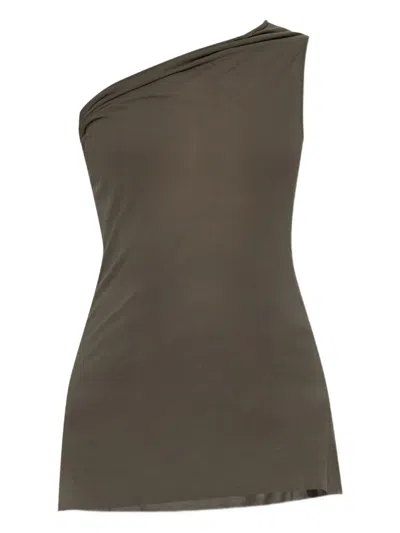RICK OWENS ONE-SHOULDER TOP