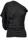 Rick Owens One Shoulder Top In Black