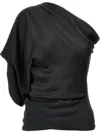Rick Owens One Shoulder Top In Black