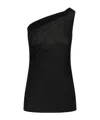 Rick Owens One-shoulder Top In Black