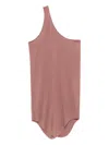 Rick Owens One-shoulder Top In Pink
