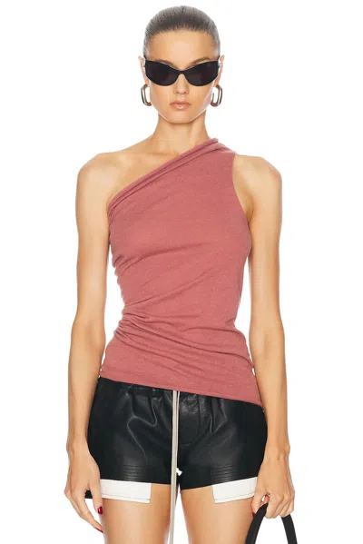 Rick Owens One Shoulder Top In Thulian