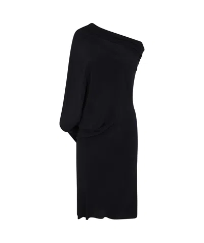 Rick Owens One-sleeve Dress In Black  